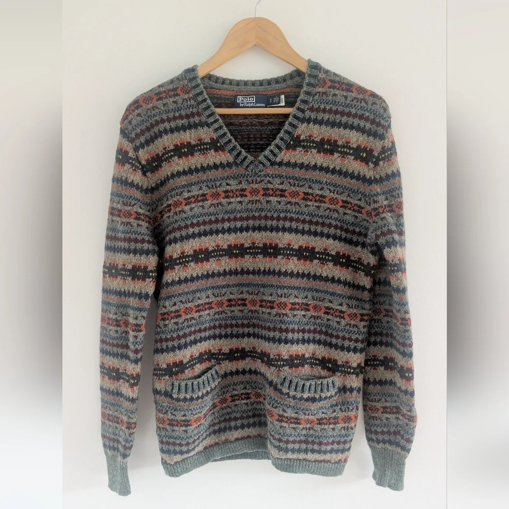 Polo by Ralph Lauren 100% Sweater With Pockets - Picture 1 of 6